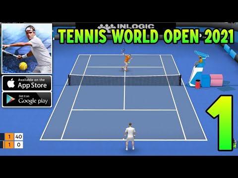 Tennis World Open 2021 - Gameplay Walkthrough Part 1 - Tutorial (Android/iOS)