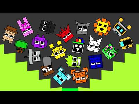 20 Square Sprunki Elimination Race (Algodoo Edition)
