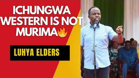 Western leaders Warns Kimani ichungwa Over his recent Attack on Natembeya.