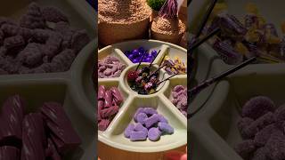 احلى كاندي بلاتر باللون البنفسجي💜 #recipe #candy  #shorts