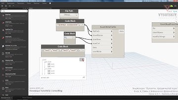 [Урок Dynamo] Запись в Excel