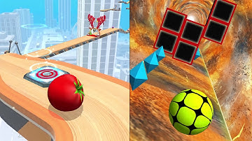 Sky Rolling Ball VS Ball Run 3D Gameplay #140 ( Android & IOS GamePlays )