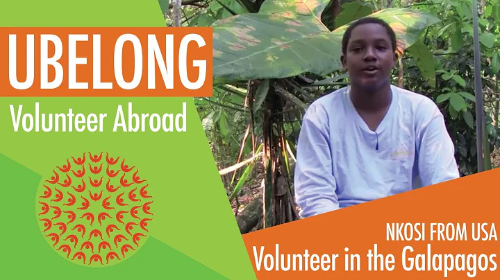High schooler from South Carolina volunteers with UBELONG in Galapagos