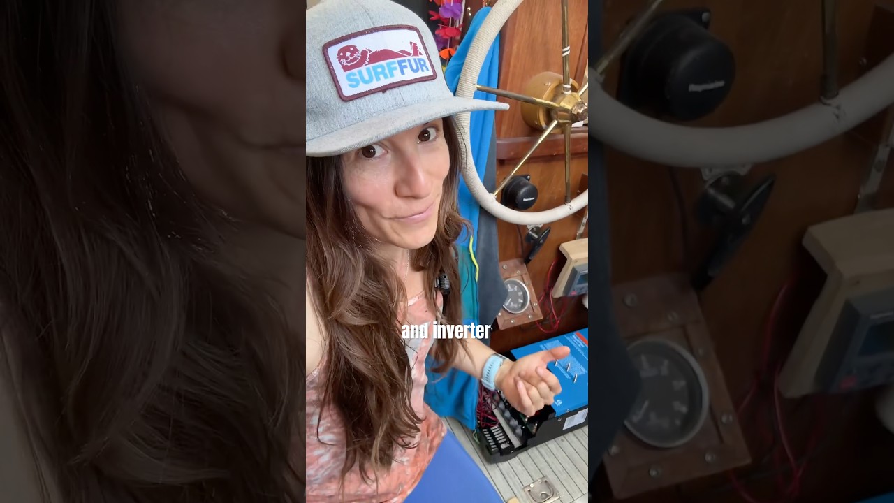 ⁣This has been fun😅Still trying to troubleshoot. Making me rethink this high-tech system… #sailboat