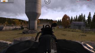 Arma 3: M240 assault on compound