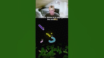 Slither.io is paying the rent #funny #shorts