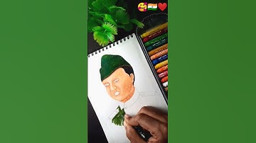 ✨Our Real Hero✨ Netaji Subhas Chandra bose ❤️🇮🇳 #art #youtubeshorts #ytshorts #reels #shorts #viral