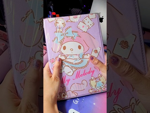 My New Ipad Case 💜🎀 | My Melody Ipad Accessories 💗 class=