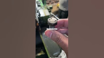 Threading🔩 #machine #fasteners #fastener #machinary #tools #manufacturing #bolt #automobile