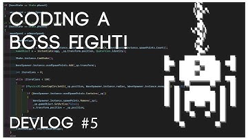 CODING A BOSS FOR MY INDIE GAME! Devlog #5