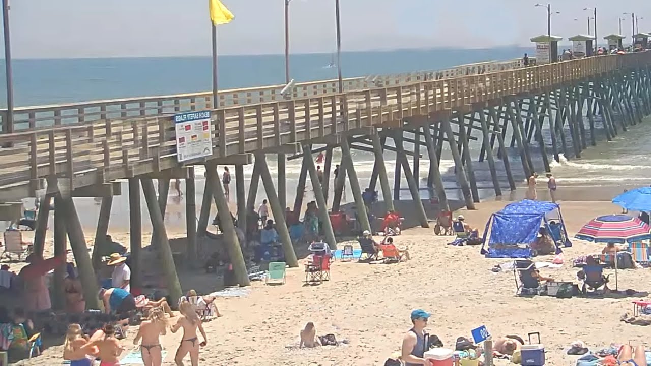 🏖️🅻🅸🆅🅴 🏖️Atlantic Beach Sound🌊North Carolina🌞Morehead🩳👙Ocean/Storm Forecast/Macon🌞Bikini Surf