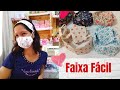 Faixa de cabelo com suporte para máscara- PAP|Ana Benoski