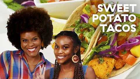 Tabitha Brown And Choyce Brown Make Vegan Sweet Po...