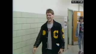 Following the High School jocks through the hallways at school in 1988