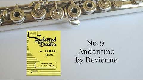 Selected Duets for Flute Vol. 1 No. 9 by Devienne [Voxman]