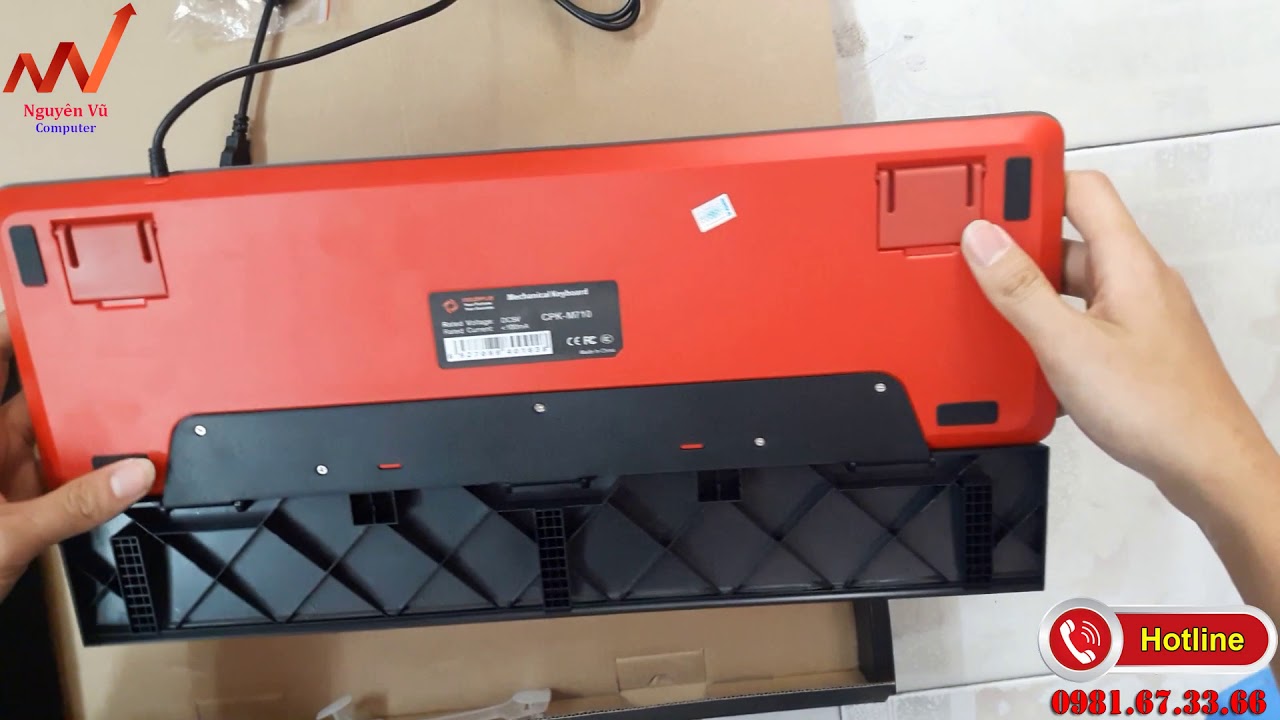 Review Bàn phím cơ Coolerplus M710 Cao su chống nước, kê tay giá rẻ chỉ 650k