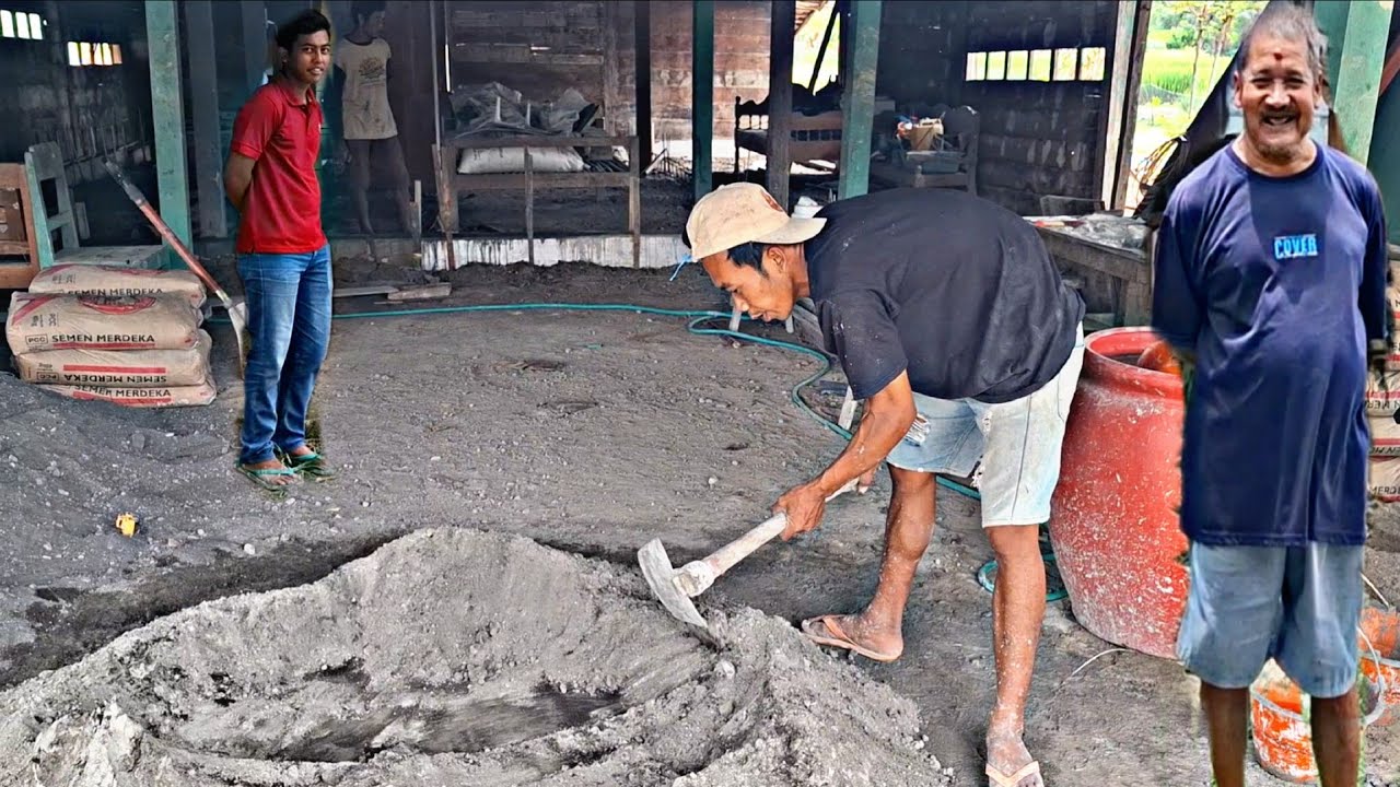 Perkembangan Rumah Mas Eko‼️Baru Tahap Pondasi,Matrial Tidak Bisa Ke Sini,Suasana Desa Terpencil