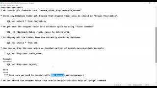 Oracle Database Session 12