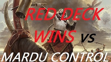 DTK Standard Red Deck Wins vs Mardu Control