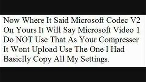 How To Upload Videos To Youtube Useing Camstudio