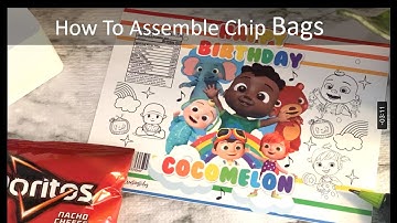 How to assemble your custom chip bags in 2 MINTUES!!!