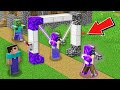 Minecraft NOOB vs PRO: NOOB USED DOUBLE PORTAL BEDROCK LASER TO TRANSFORM ZOMBIE 100% trolling