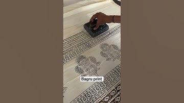 Discover Enchanting #Art of #Bagru Printing: A Captivating Journey into Traditional Textile Crafting