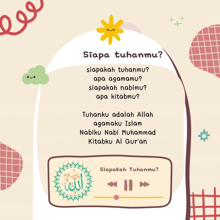 Animasi mengenal tauhid sejak dini dengan lagu