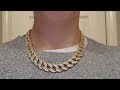 20$ Cuban Link Chain From Amazon Review! (Is It Worth It) **BEST QUALITY EVER**