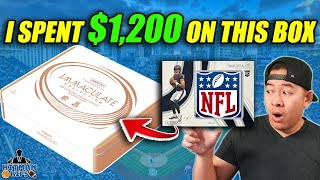 I SPENT $1,200 ON THIS BOX...2023 Immaculate Football Hobby Box