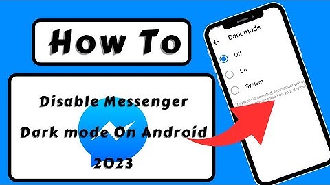 How To Turn Off Dark Mode On Facebook Messenger In Iphone 2023 |Disable Dark Mode On Messenger 2023