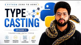 🐍 Python for AI | Episode 5: Type Casting in Python Explained