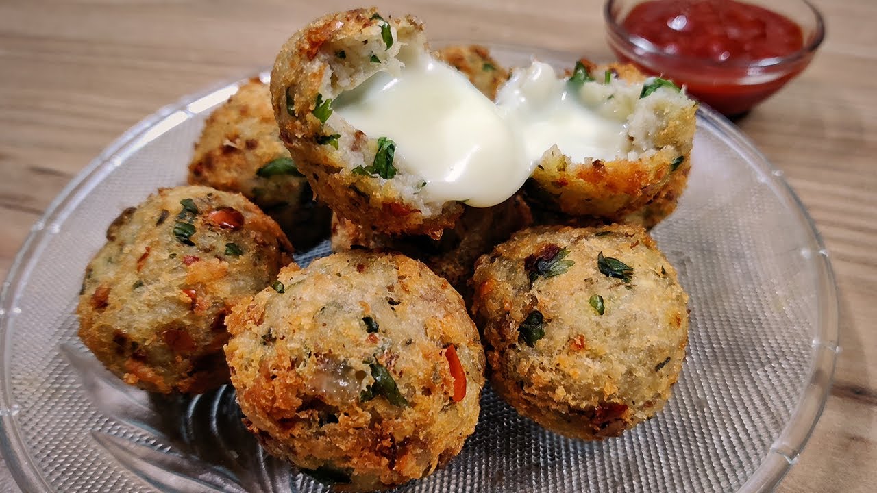 Jain Cheese Burst Balls Quick Snack Recipe चीज़ बॉल्स Homemade By