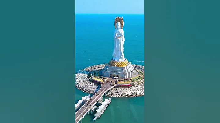 高108米的南海海上观音像，位于中国最南端的三亚市崖州区南山寺，刷到的点个赞，保佑您家人健康平安 - 天天要闻