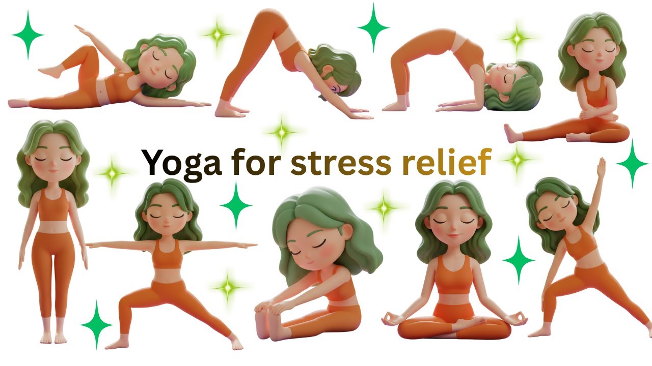 Yoga for Stress Relief | Calm Your Mind & Body Naturally | Feel Peaceful & Relaxed | Yoga for peace
