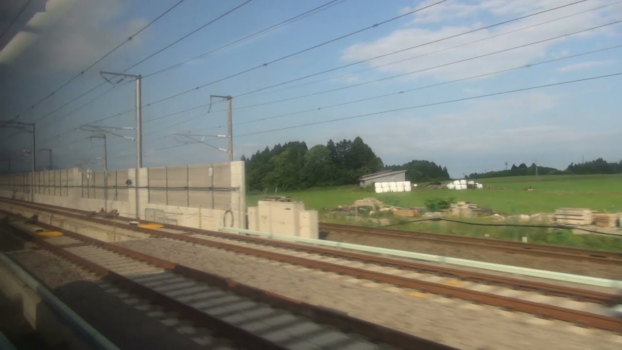 津軽海峡線 485系 特急白鳥17号 車窓4 津軽今別～木古内 Scenery from