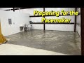 New Shop Space Update 11: Cleaning & Sealing the Concrete