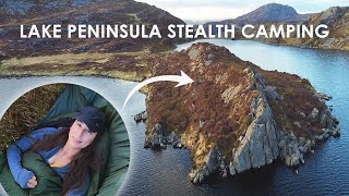 Solo Stealth Camping On A Lake Peninsula A Mini Adventure