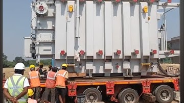 Power Transformers unloading and Erection