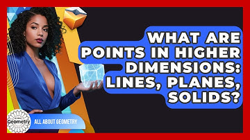 What Are Points In Higher Dimensions: Lines, Planes, Solids? - All About Geometry