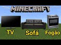 Como fazer MÓVEIS pra sua casa no Minecraft!!