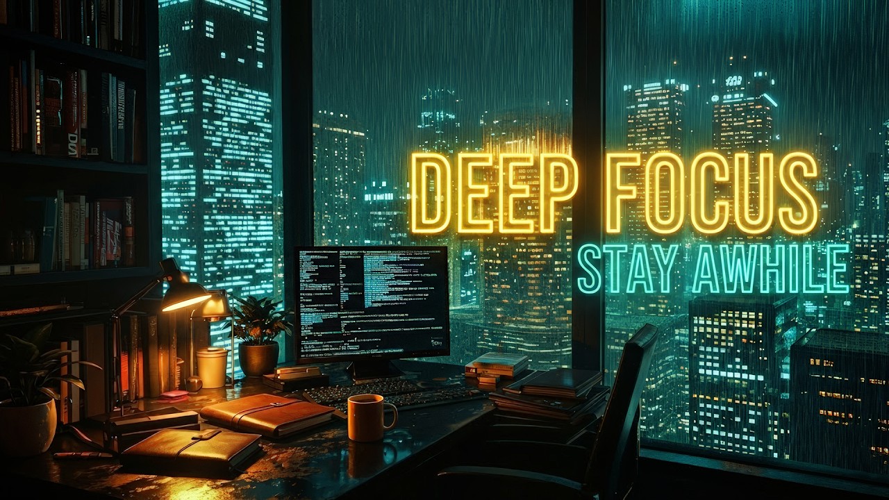 Rainy Night Synthwave | The Perfect Coding Study Mix