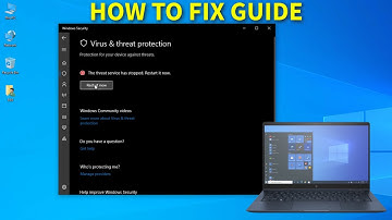 How to FIX The threat service has stopped  Restart it now (Windows 10) 2022 Guide