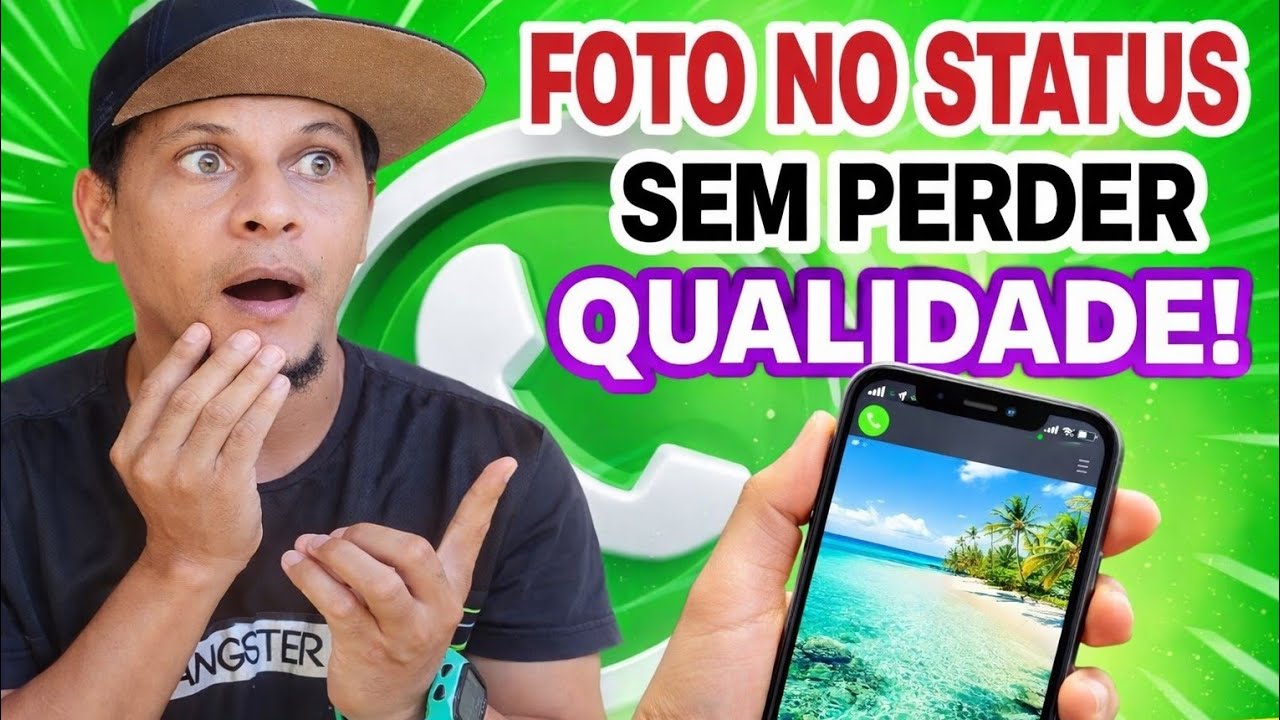 Como MELHORAR A QUALIDADE DA FOTO no STATUS do WHATSAPP - YouTube