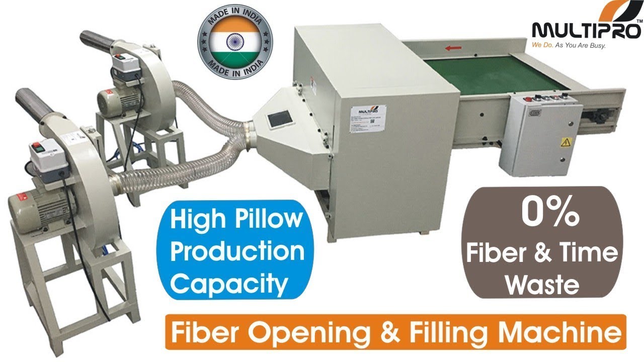 Pillow Stuffing Machine for Assisting Your Fiber Buiness