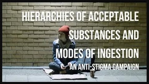 Hierarchies of Perceived Acceptable Substances and Modes of Ingestion (French Captions)