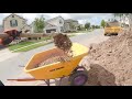 Underground Drainage Replacement - Moving 30 cubic yards of dirt (Days 3-4)