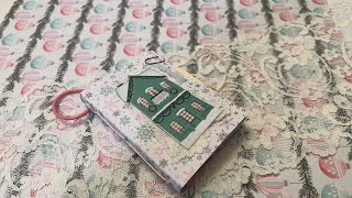 Mini ornament journal // decorating the inside // live chat