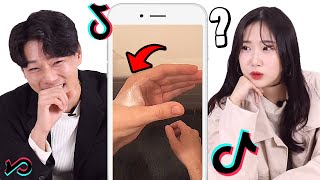 Koreans React to TikToks only GUYS can understand!!