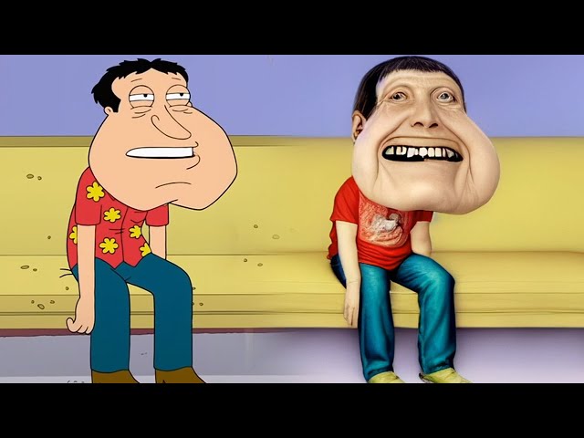 Quagmire turns into toilet - A.I. generated nightmare class=